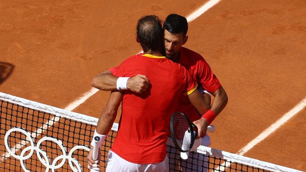 Tenis Olimpiade 2024: Djokovic Singkirkan Nadal, Jaga Kans Emas